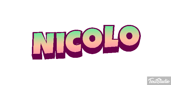 Nicolò Effetto testo