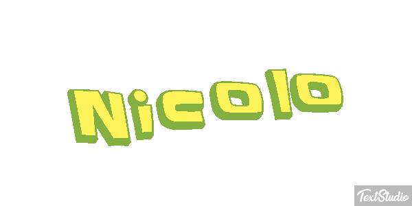 Nicolò Effetto testo