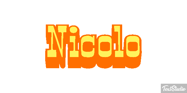 Nicolò Effetto testo