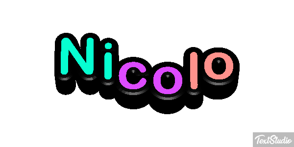 Nicolò Effetto testo