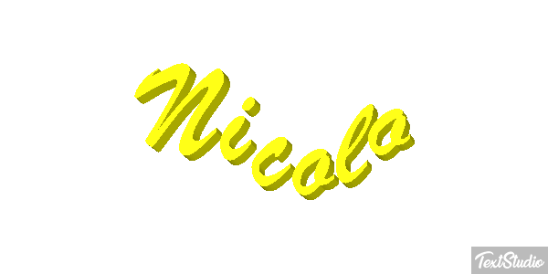 Nicolò Effetto testo