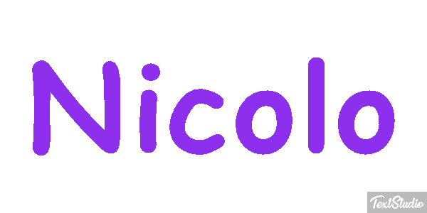 Nicolò Effetto testo