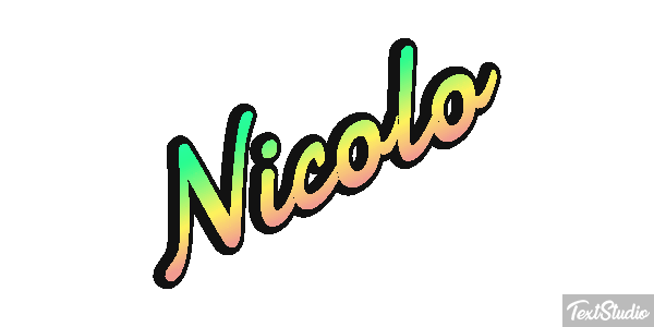 Nicolò Effetto testo