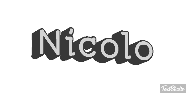 Nicolò Effetto testo