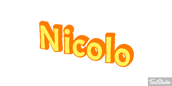 Nicolò Effetto testo