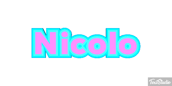 Nicolò Effetto testo