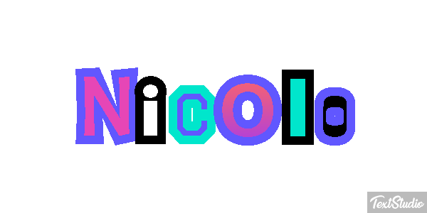 Nicolò Effetto testo
