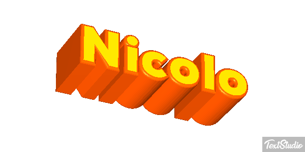 Nicolò Effetto testo