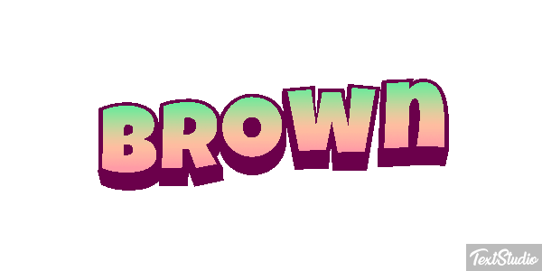 Brown Effet de texte