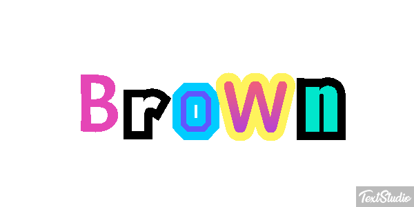 Brown Effet de texte