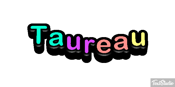 Taureau Effet de texte