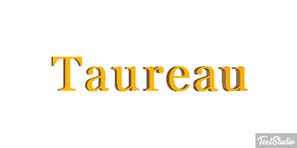 Taureau Effet de texte