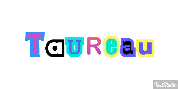 Taureau Effet de texte