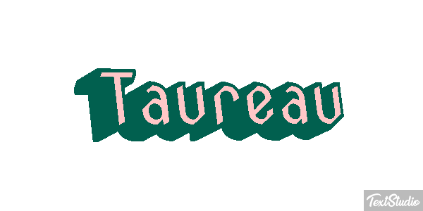 Taureau Effet de texte