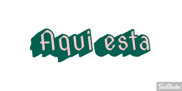 Aqui está Efeito do texto
