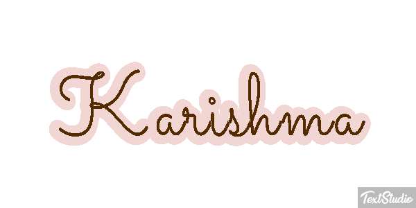 Karishma Texteffekt