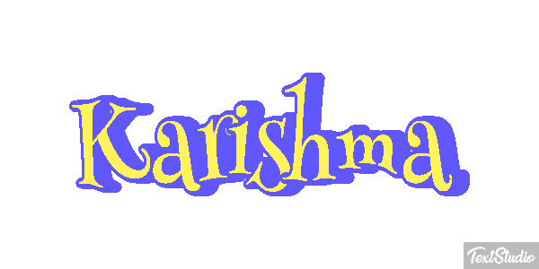 Karishma Texteffekt