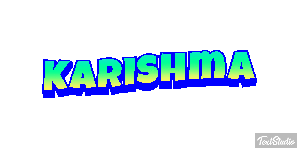Karishma Texteffekt