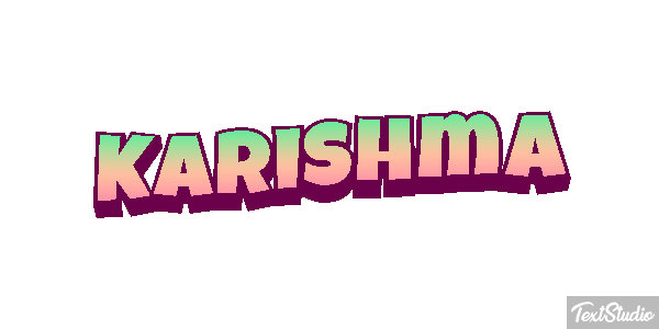 Karishma Texteffekt