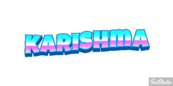 Karishma Texteffekt
