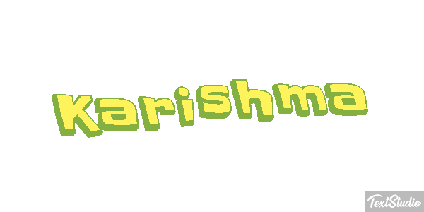 Karishma Texteffekt