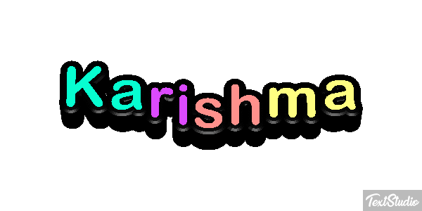 Karishma Texteffekt
