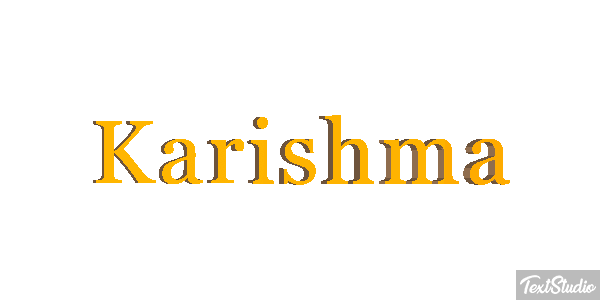 Karishma Texteffekt