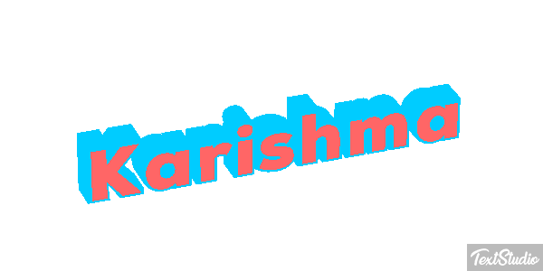 Karishma Texteffekt