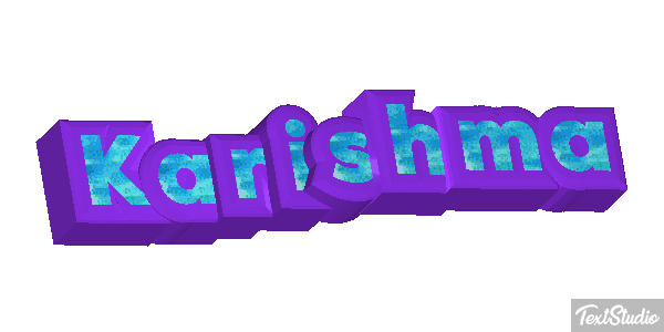 Karishma Texteffekt