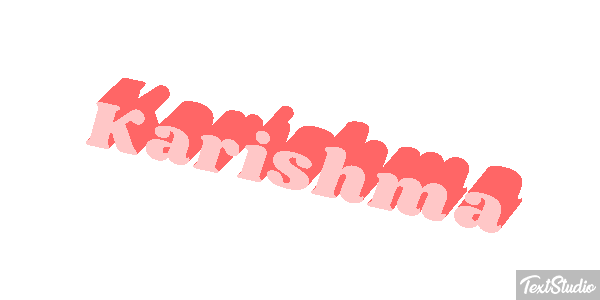 Karishma Texteffekt
