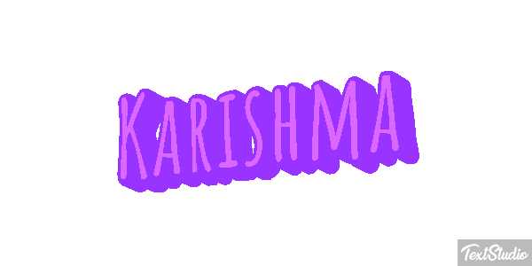 Karishma Texteffekt