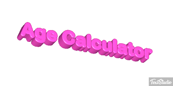 Age Càlculator Efecto de texto