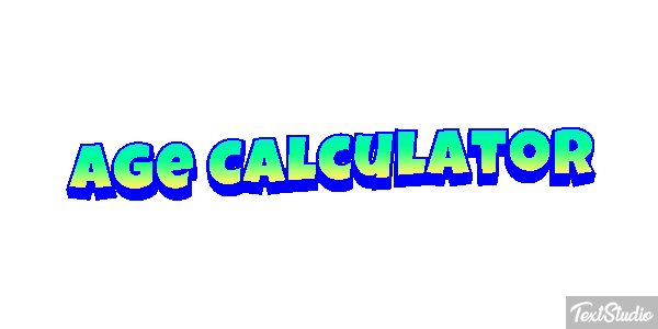 Age Càlculator Efecto de texto