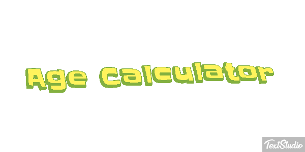 Age Càlculator Efecto de texto