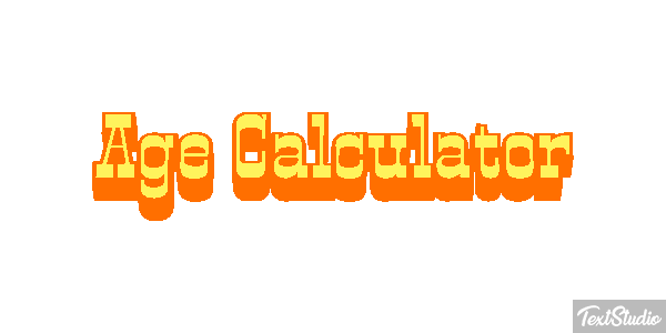 Age Càlculator Efecto de texto