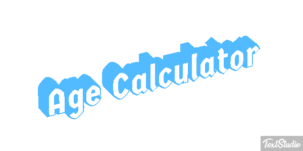 Age Càlculator Efecto de texto