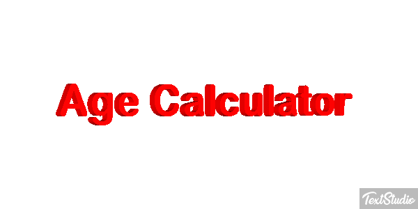 Age Càlculator Efecto de texto