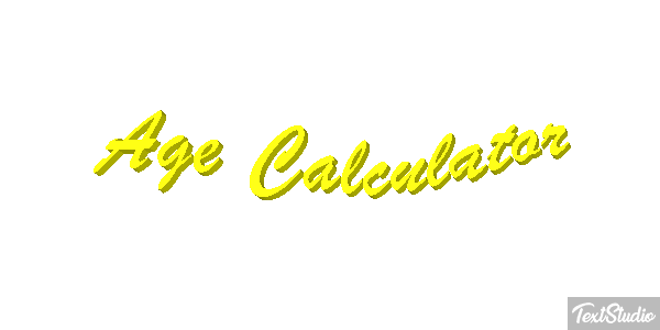 Age Càlculator Efecto de texto