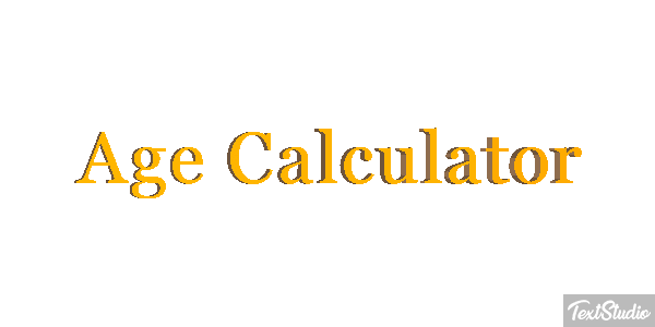 Age Càlculator Efecto de texto