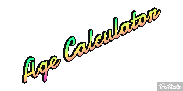 Age Càlculator Efecto de texto