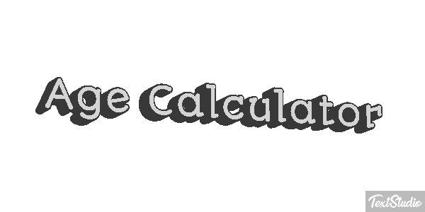 Age Càlculator Efecto de texto