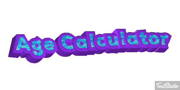 Age Càlculator Efecto de texto