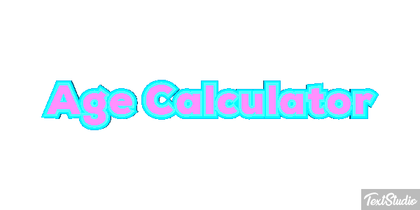 Age Càlculator Efecto de texto