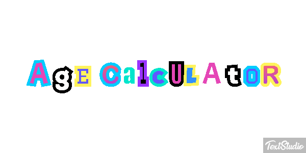 Age Càlculator Efecto de texto