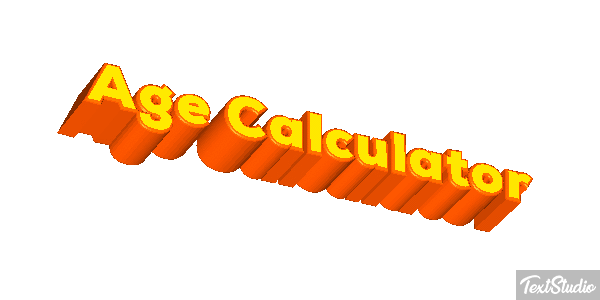 Age Càlculator Efecto de texto