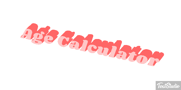 Age Càlculator Efecto de texto