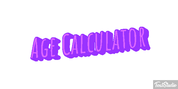 Age Càlculator Efecto de texto