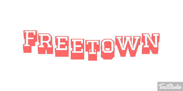 Freetown Effetto testo