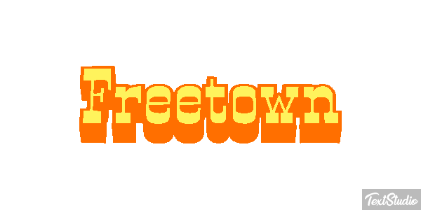 Freetown Effetto testo
