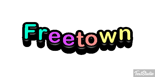 Freetown Effetto testo